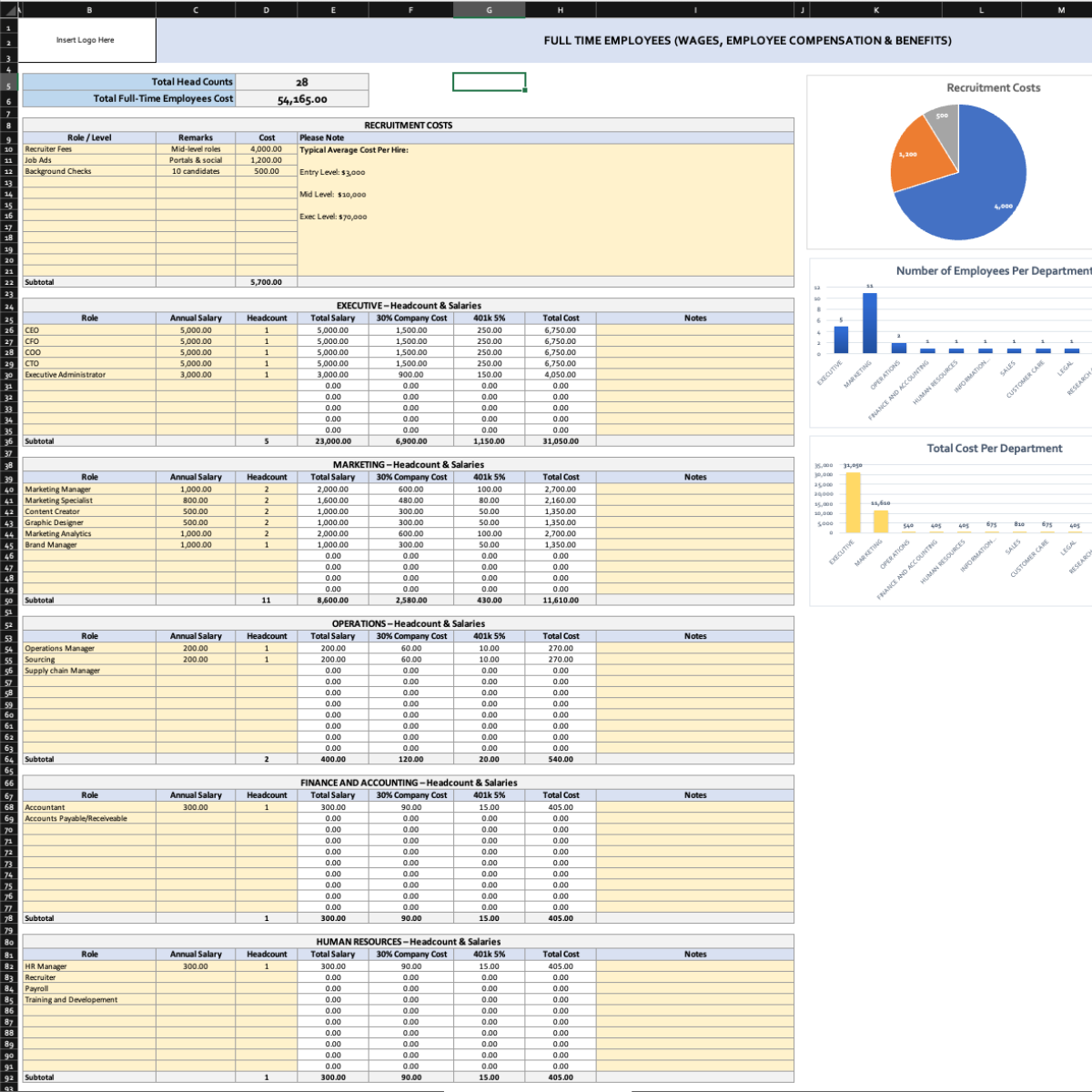 HXDCML Business Forecasting Spreadsheet Product Tile